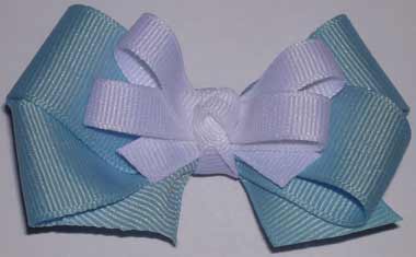 Grosgrain Double Bow Clip Grosgrain Double Bow Clip